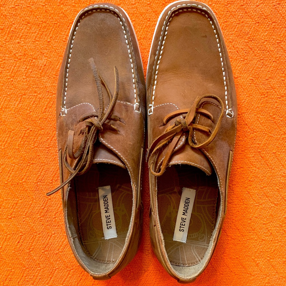 Steve Madden Fathomm Tan Leather 13
